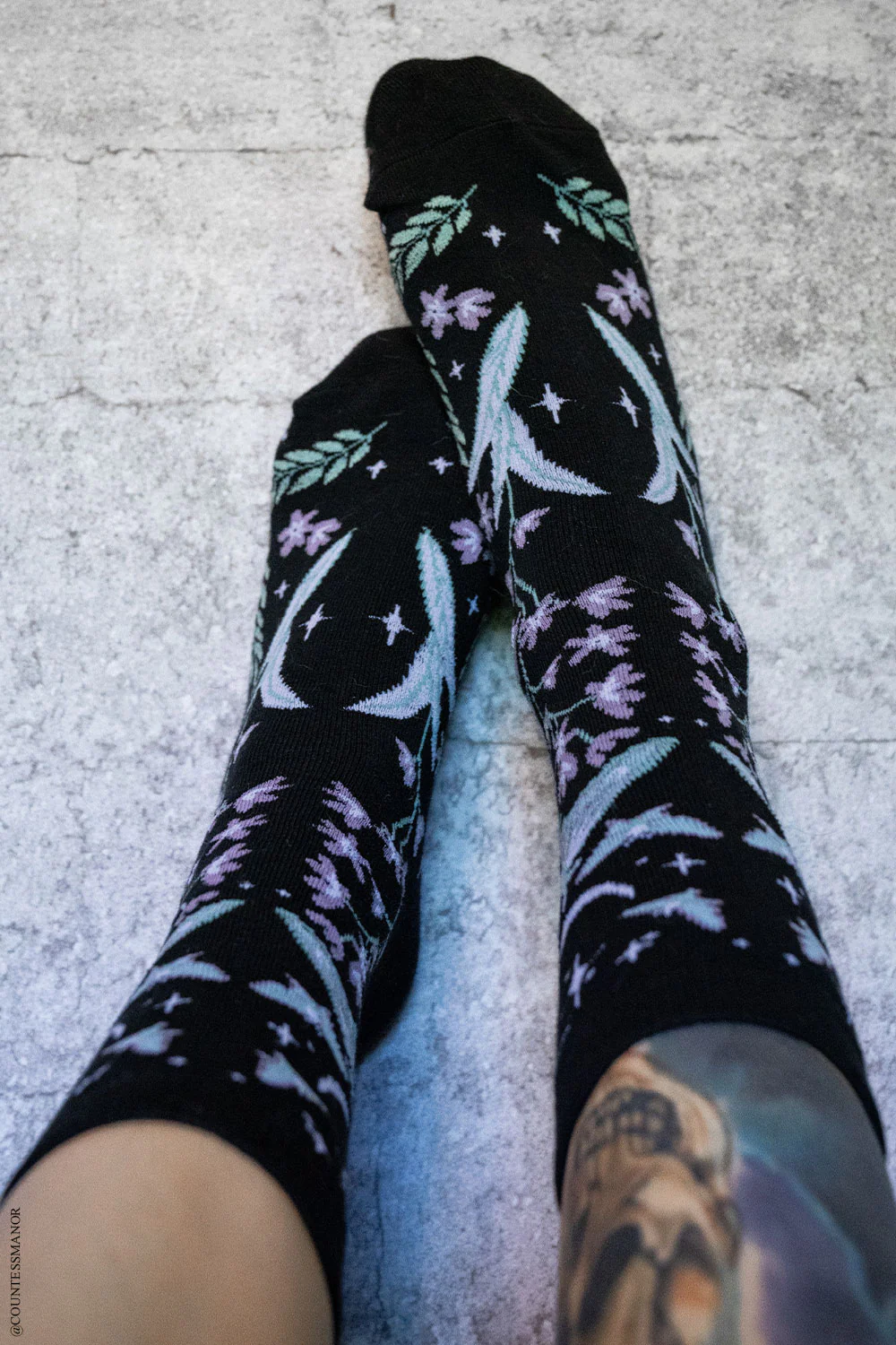 Moonpetal Luna Moth Socks - Image 5