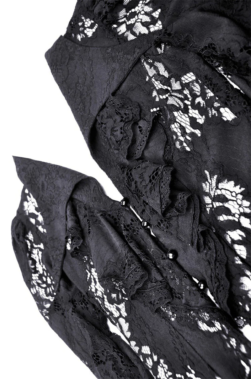 Moonwraith Long Lace Cardigan - Image 7