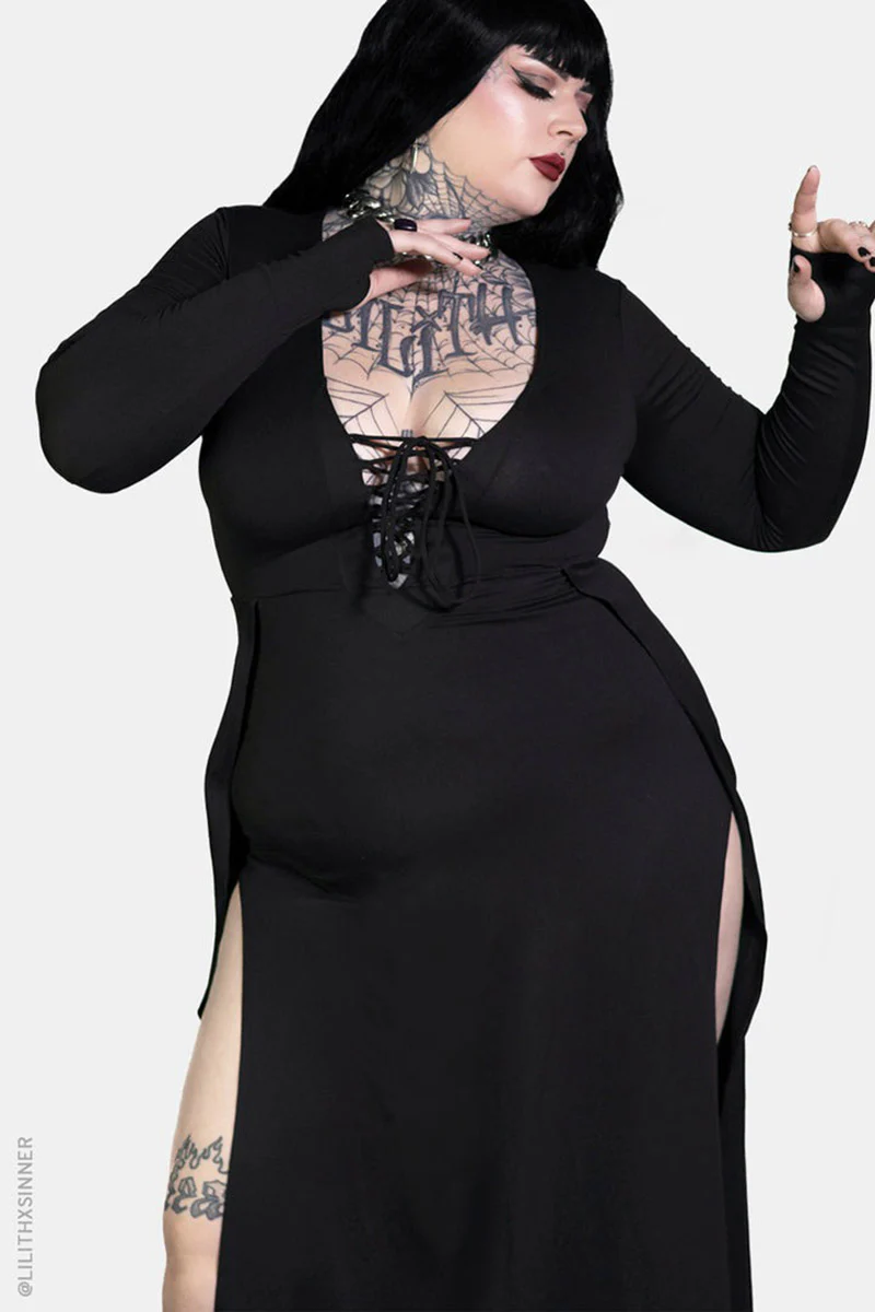 Morticia Maxi Dress - Image 6