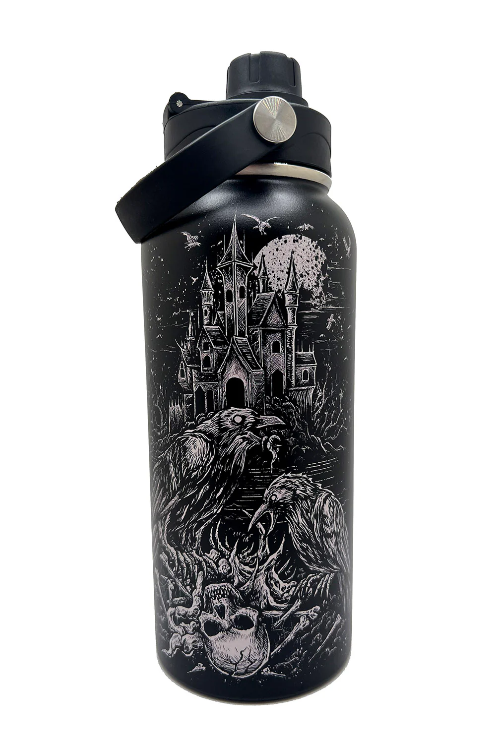 Murder of Crows 32 Oz Water Bottle - Image 4