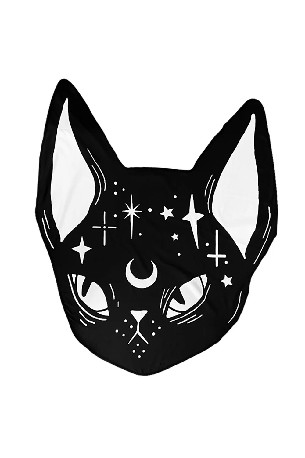 Mystical Cat Familiar Beach Towel