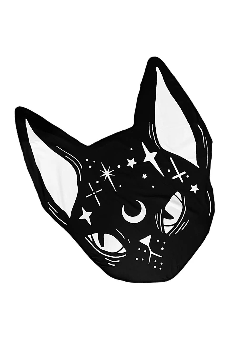 Mystical Cat Familiar Beach Towel - Image 2
