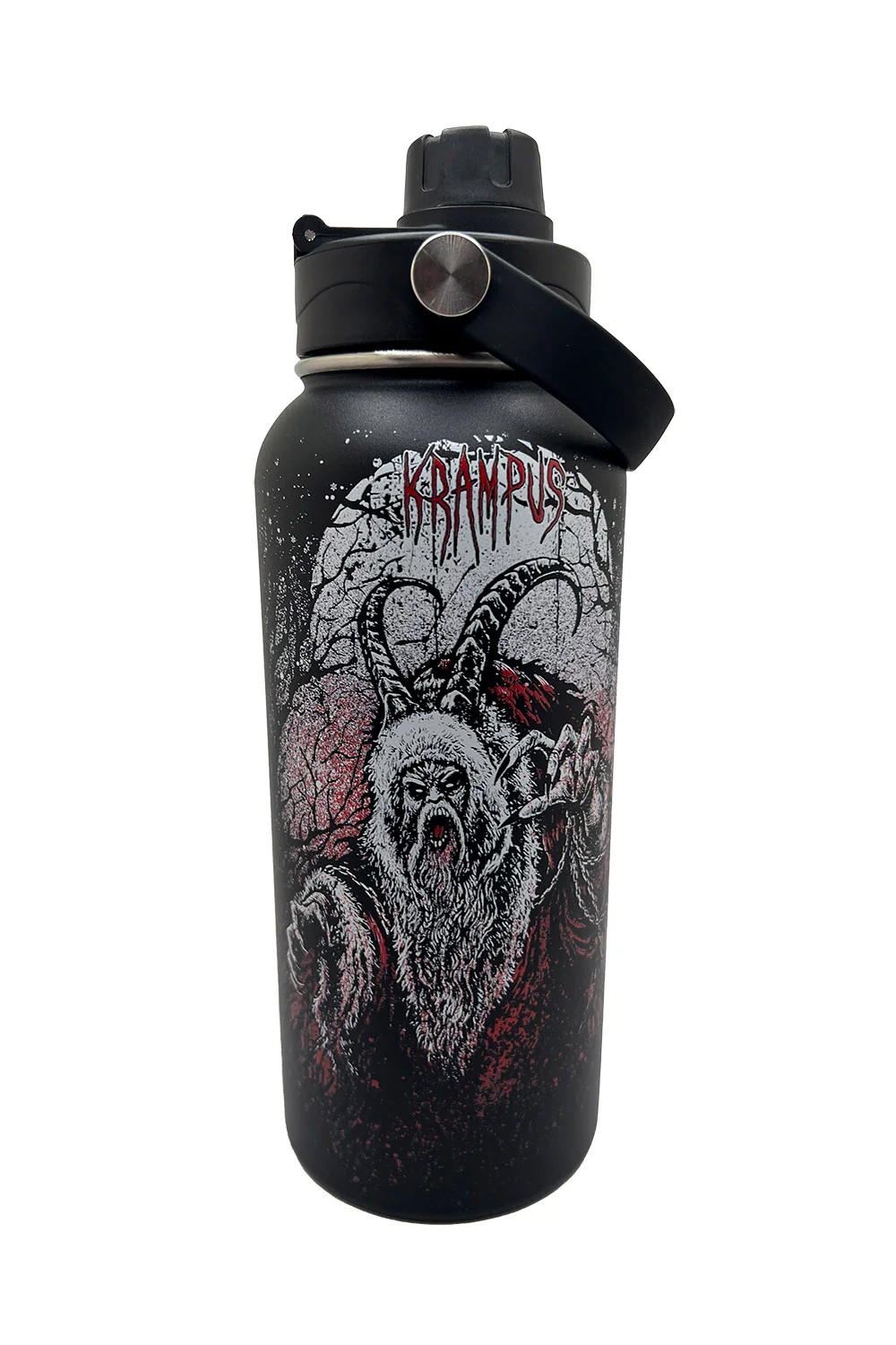 Naughty List Krampus 32 Oz Water Bottle - Image 6