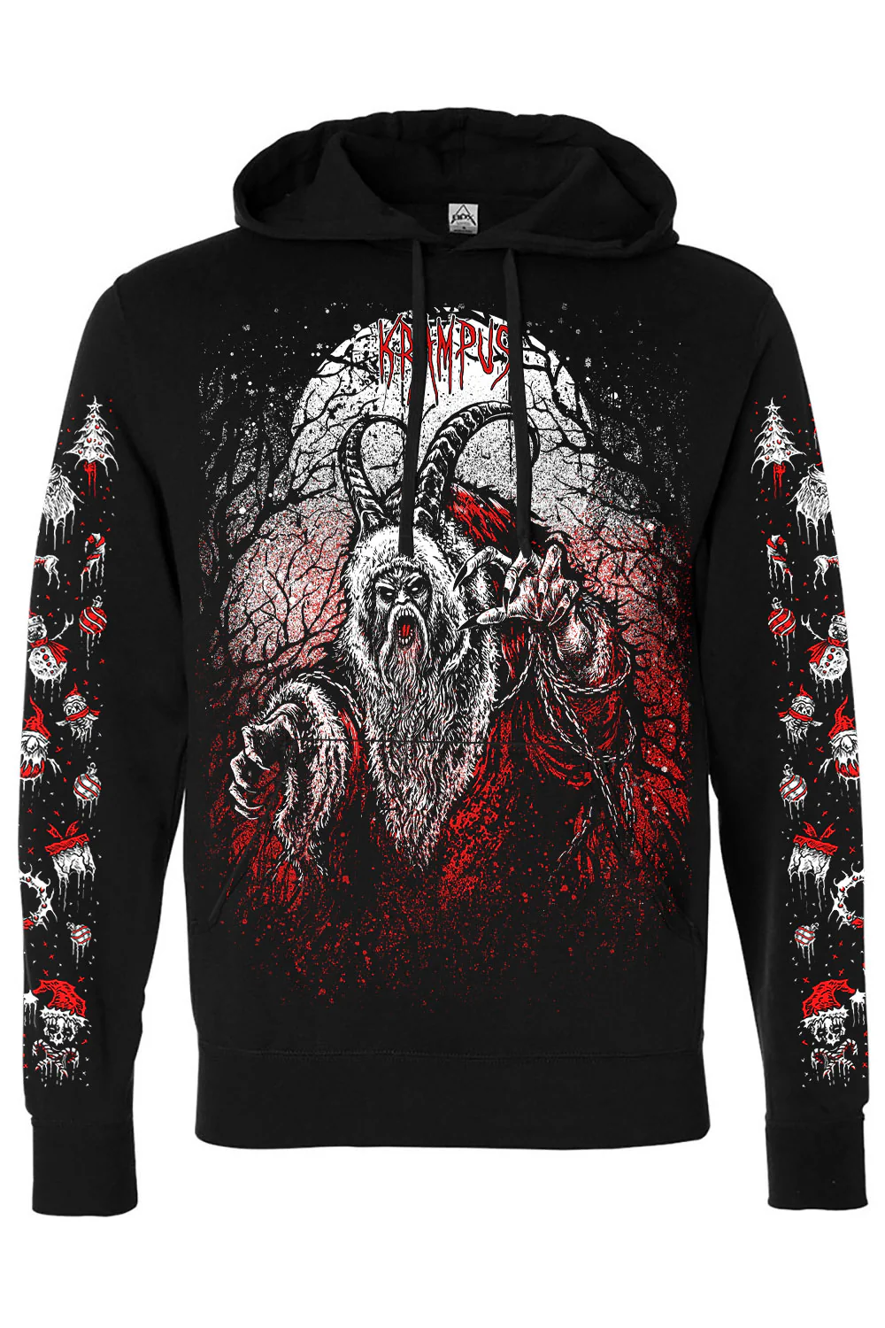 Naughty List Krampus Hoodie - Image 4