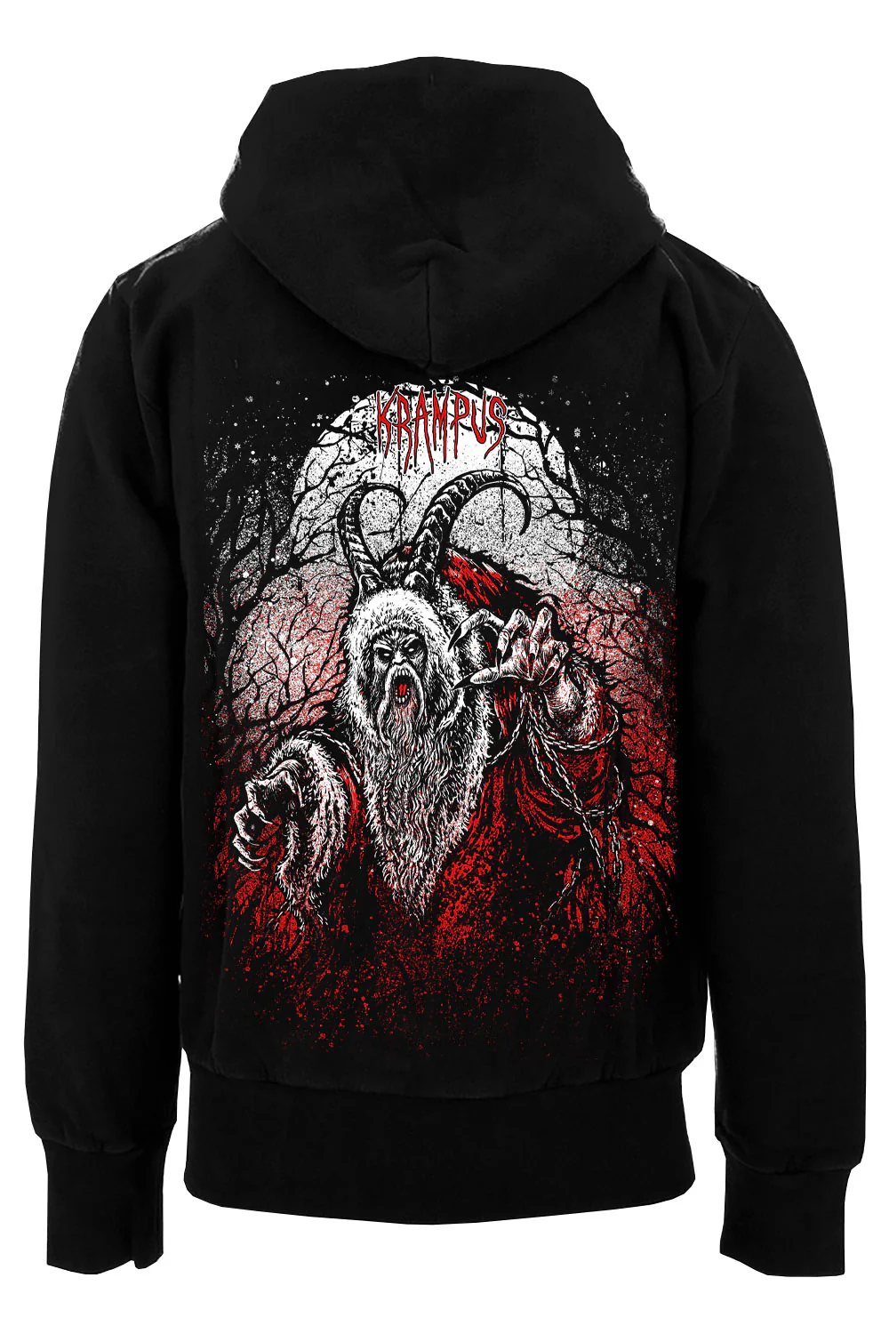Naughty List Krampus Hoodie - Image 5