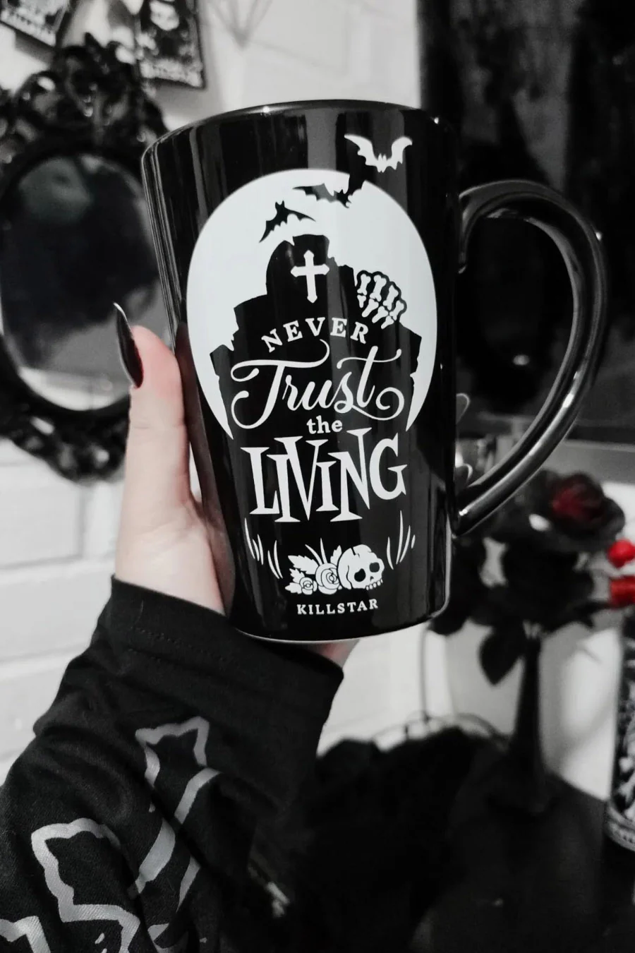 Never Trust the Living Tall Mug - Image 3