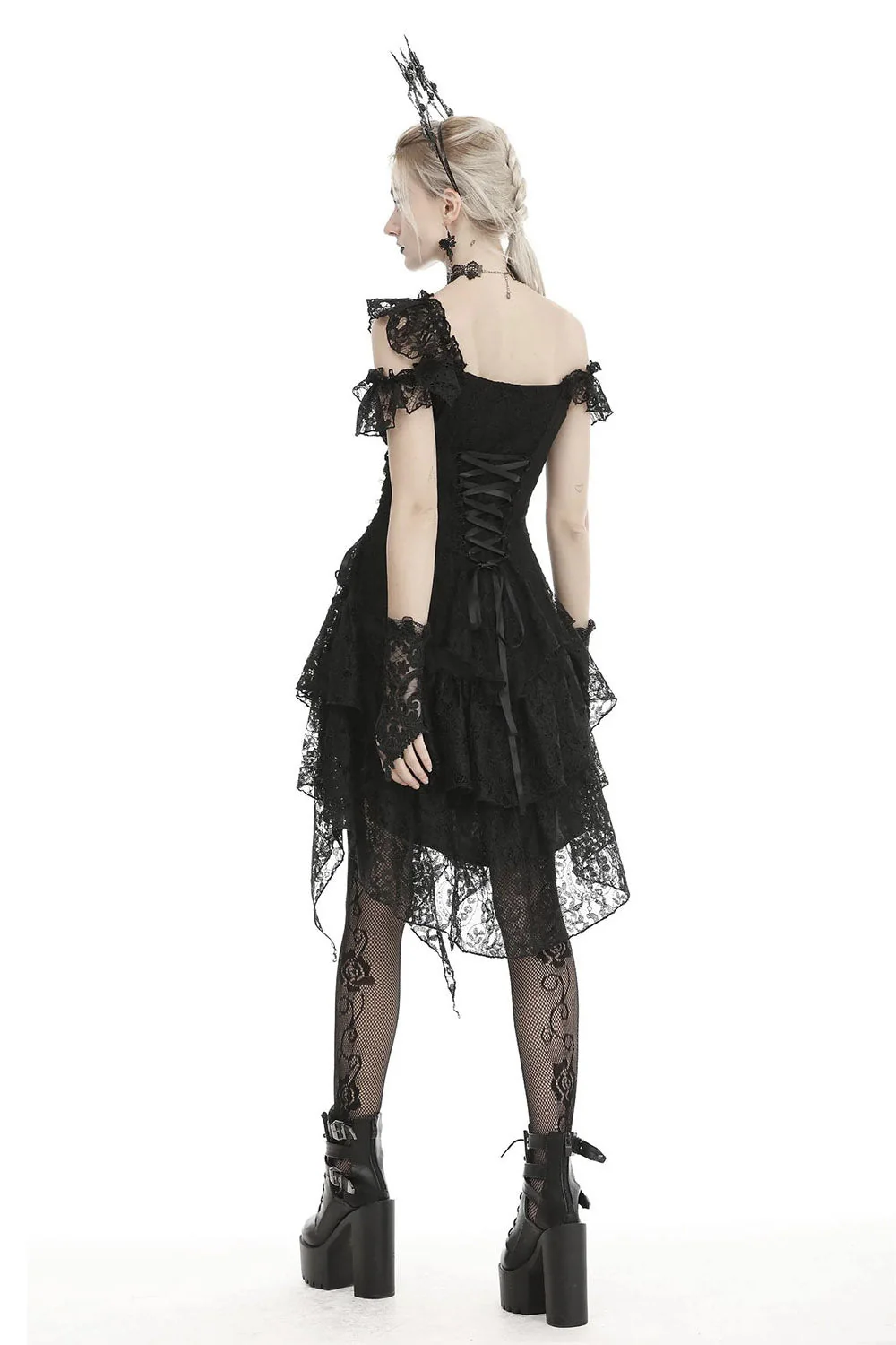 Nevermore Layered Mini Dress - Image 4