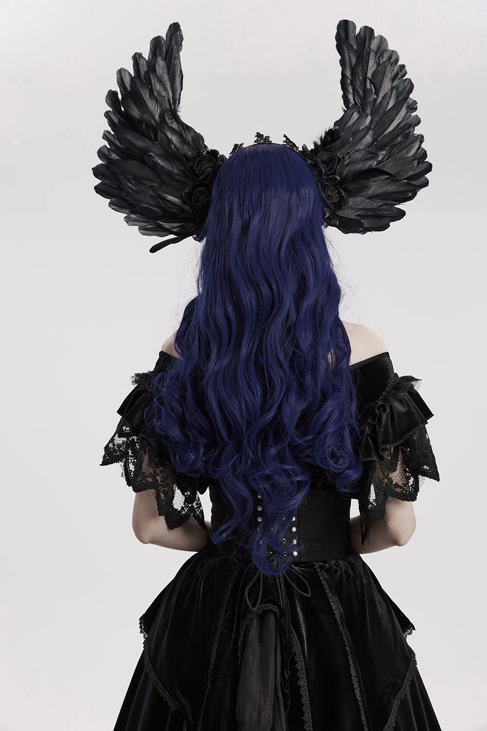 Nevermore Raven Feather Headdress - Image 2