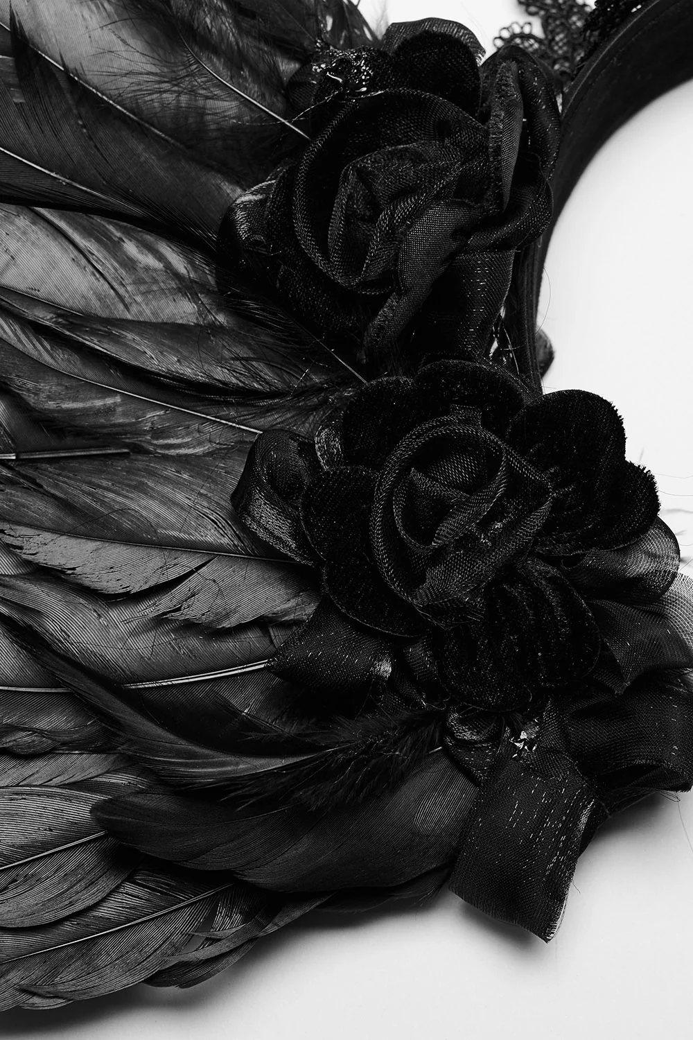 Nevermore Raven Feather Headdress - Image 6