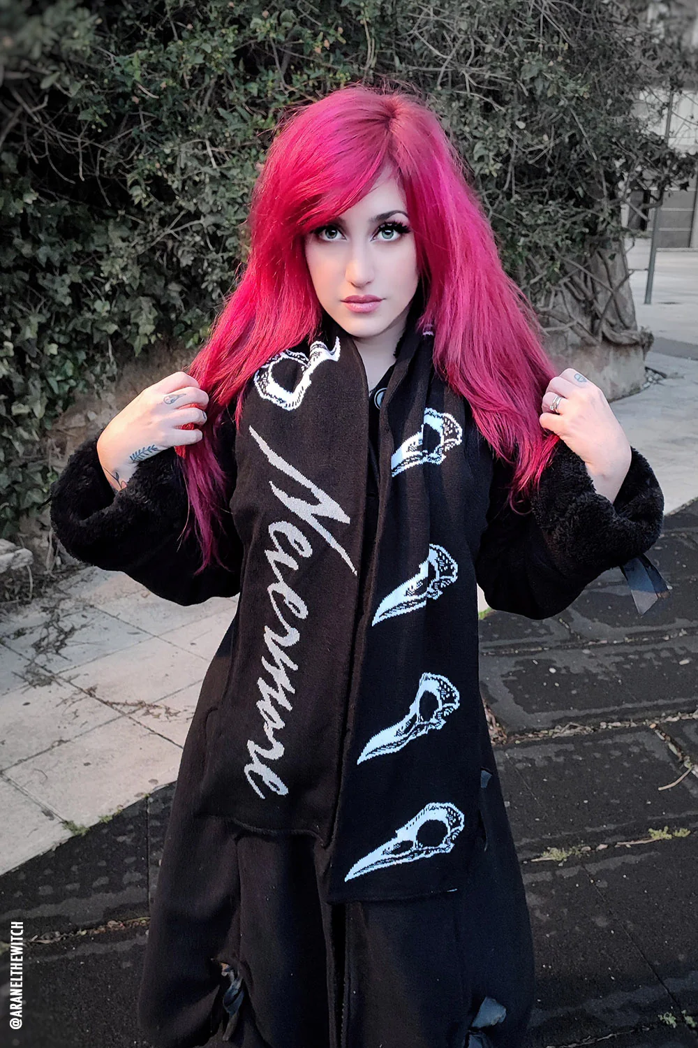 Nevermore Raven Scarf - Image 4
