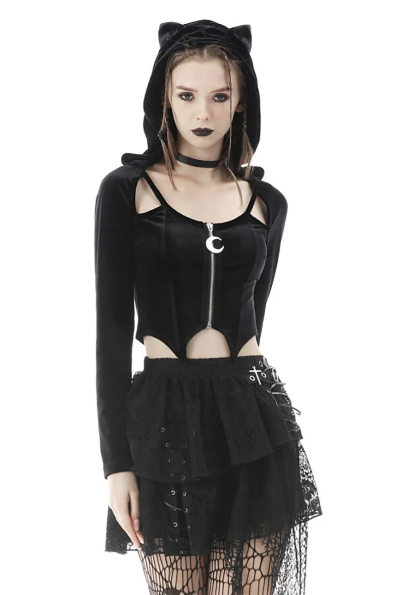 Scaredy Cat Crop Top - Image 2