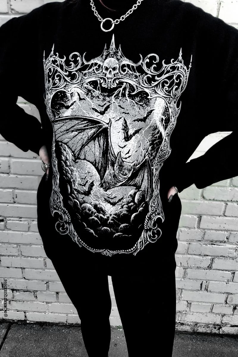 Night Flight Bat Sweatshirt - Image 2
