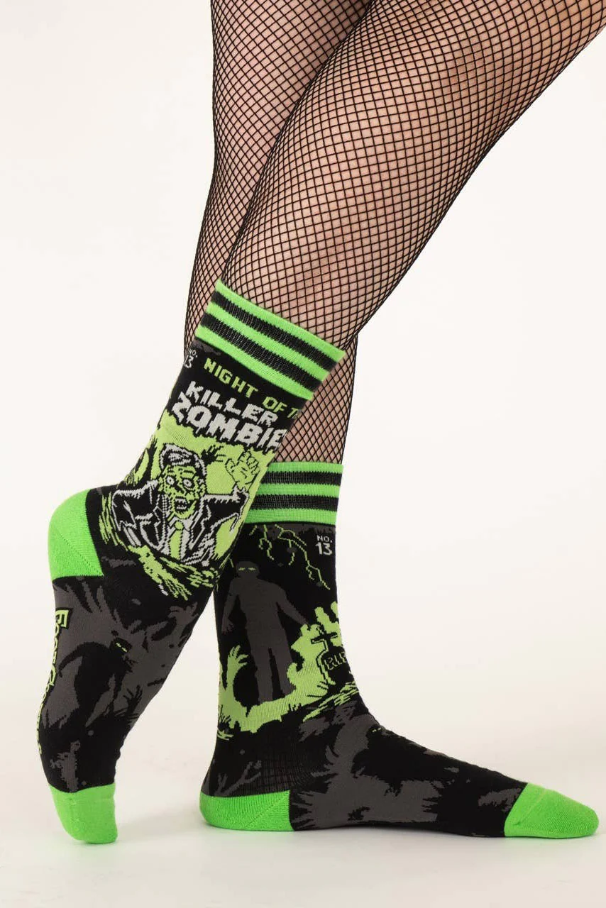 Night of the Killer Zombies Crew Socks - Image 6