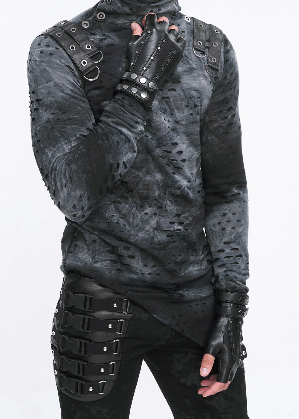 Night Rider Moto Gloves - Image 7