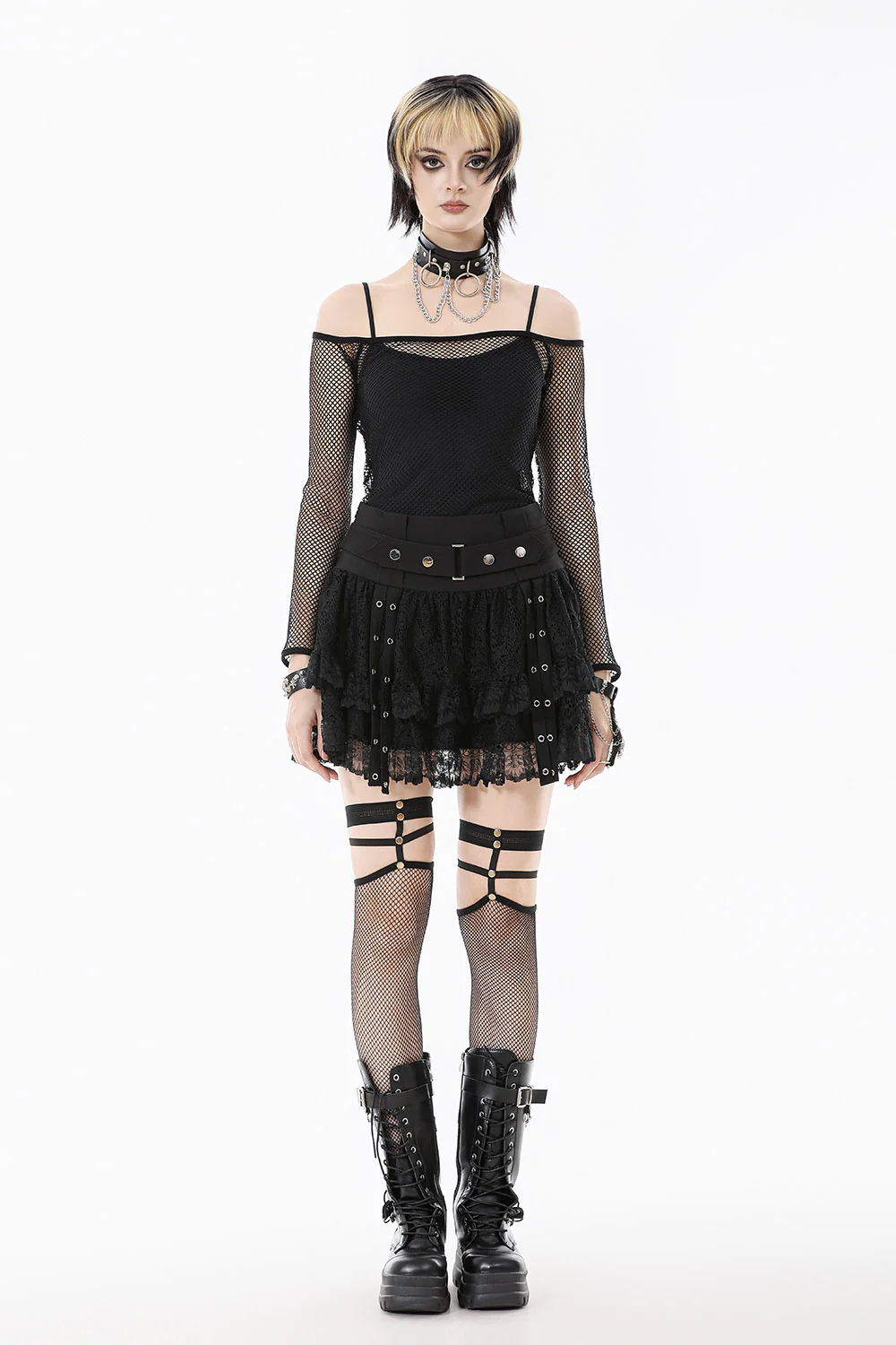 Nightwoven Long Sleeve Fishnet Top - Image 5
