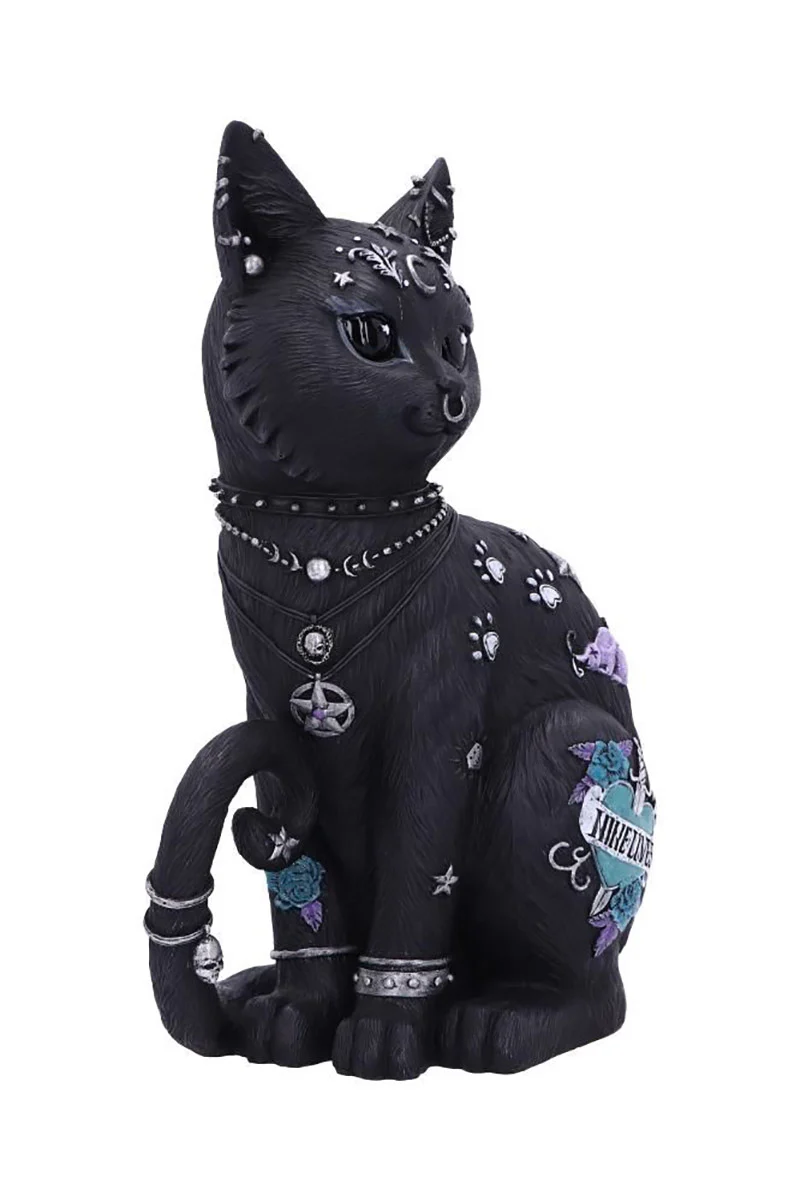 Nine Lives Cat Statue - Image 3