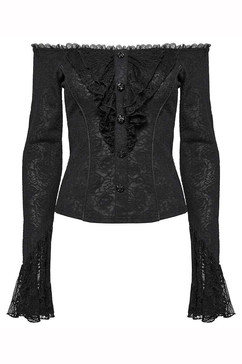 Noctem Interred Romantic Ruffled Top - Image 4