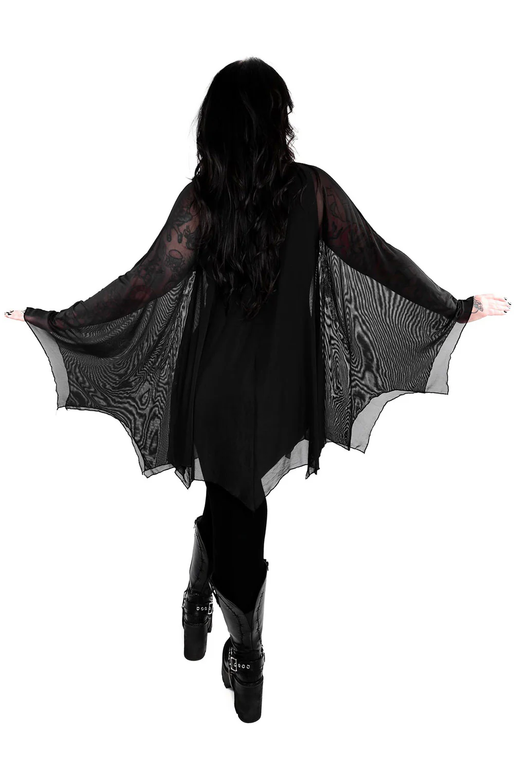 Nocturnal Mesh Cape - Image 6