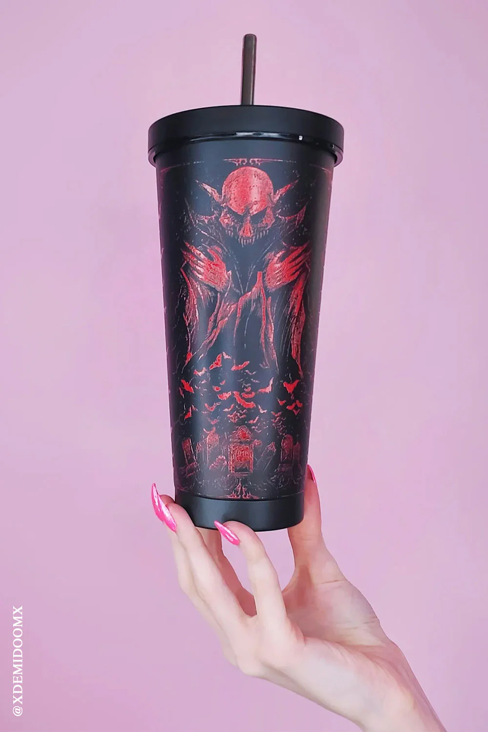 Nosferatu Cold Brew Tumbler with Straw