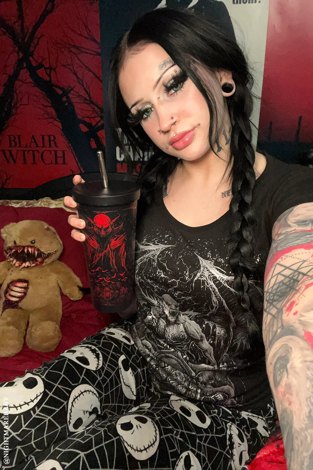 Nosferatu Cold Brew Tumbler with Straw - Image 14