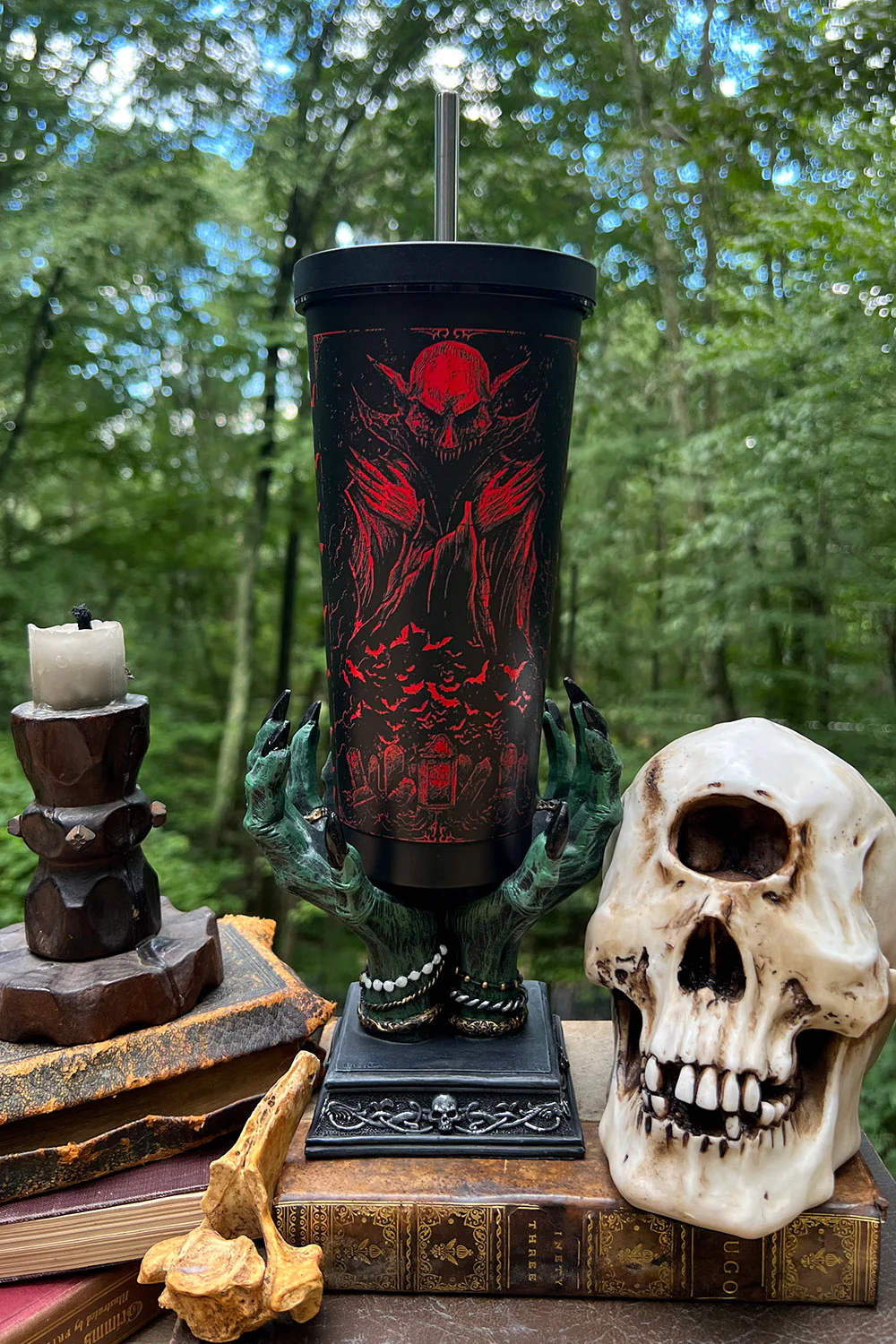 Nosferatu Cold Brew Tumbler with Straw - Image 7