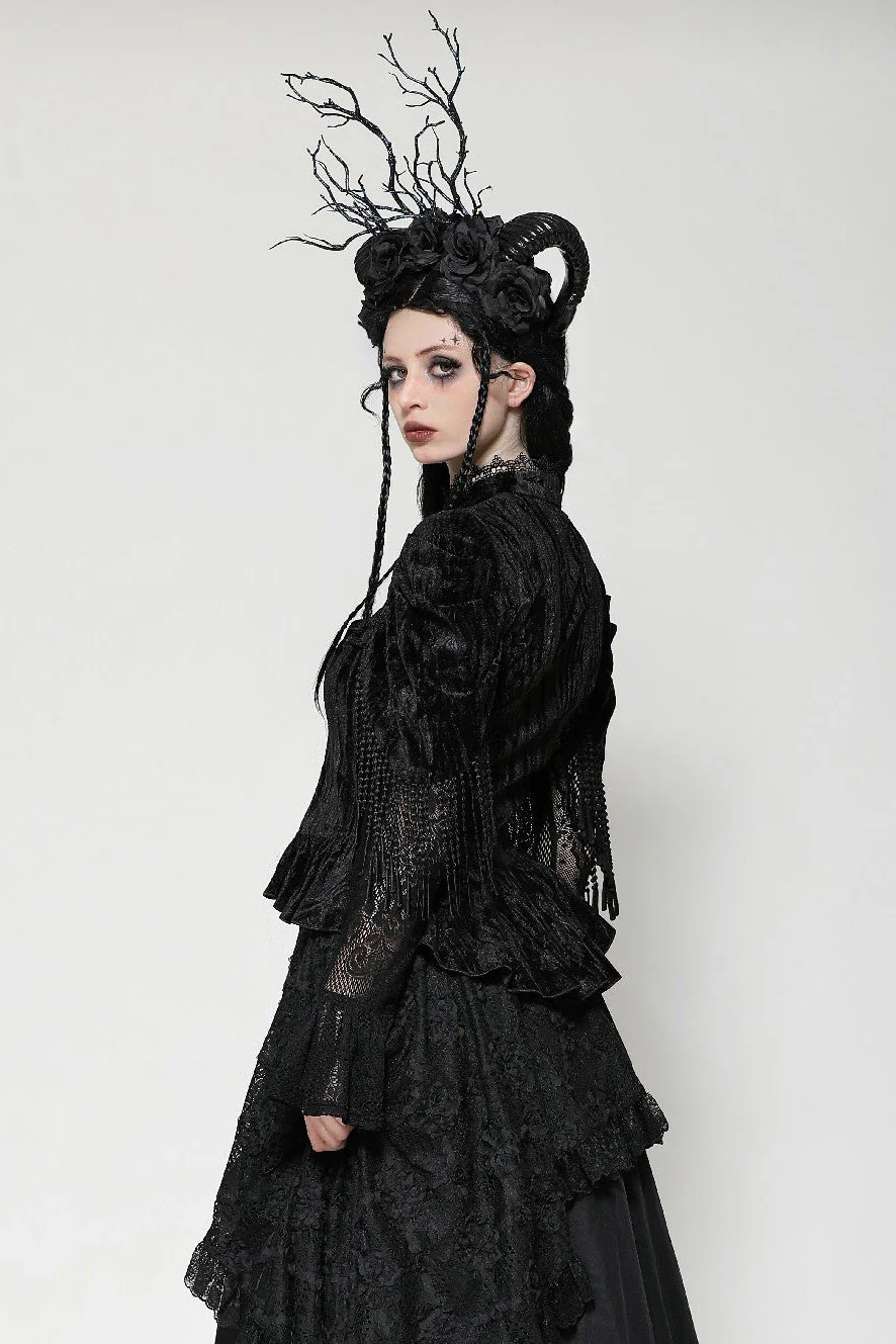 Note Dame Peplum Top - Image 4