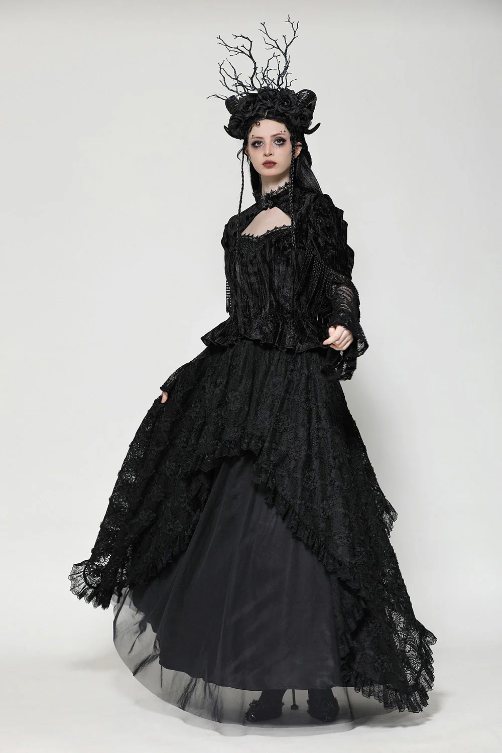 Note Dame Peplum Top - Image 7