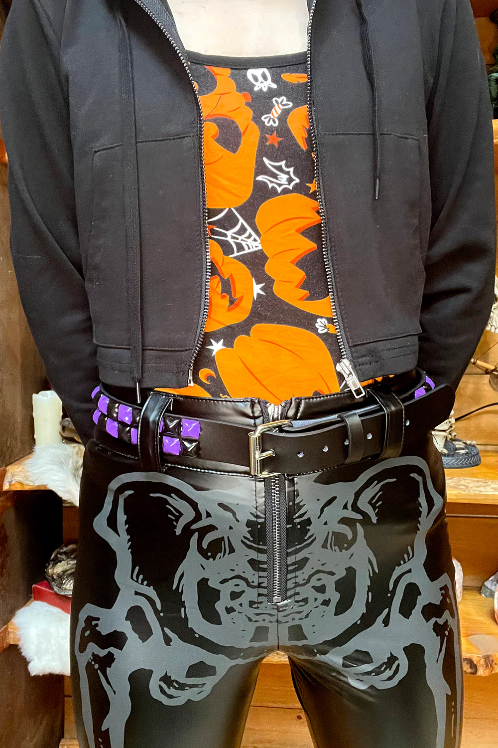 Open Casket Studded Belt [UNISEX] - Image 6