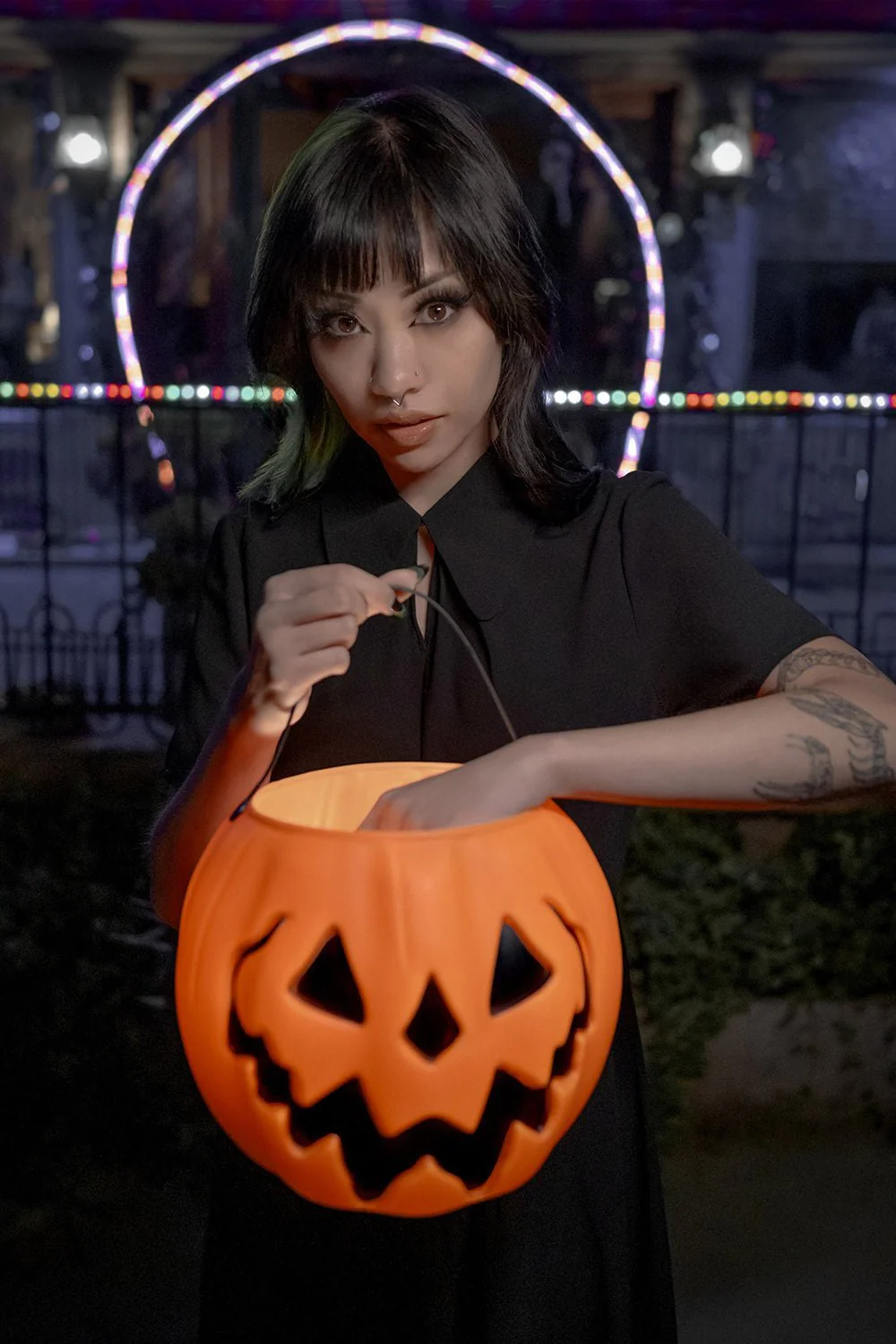 Orange Haunted Hallows Pumpkin Pail [Vintage Grunge Edition] - Image 7