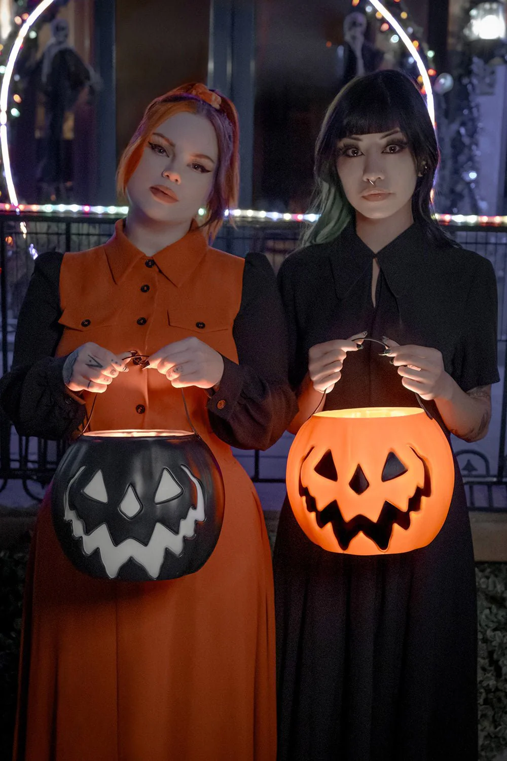 Orange Haunted Hallows Pumpkin Pail [Vintage Grunge Edition] - Image 9