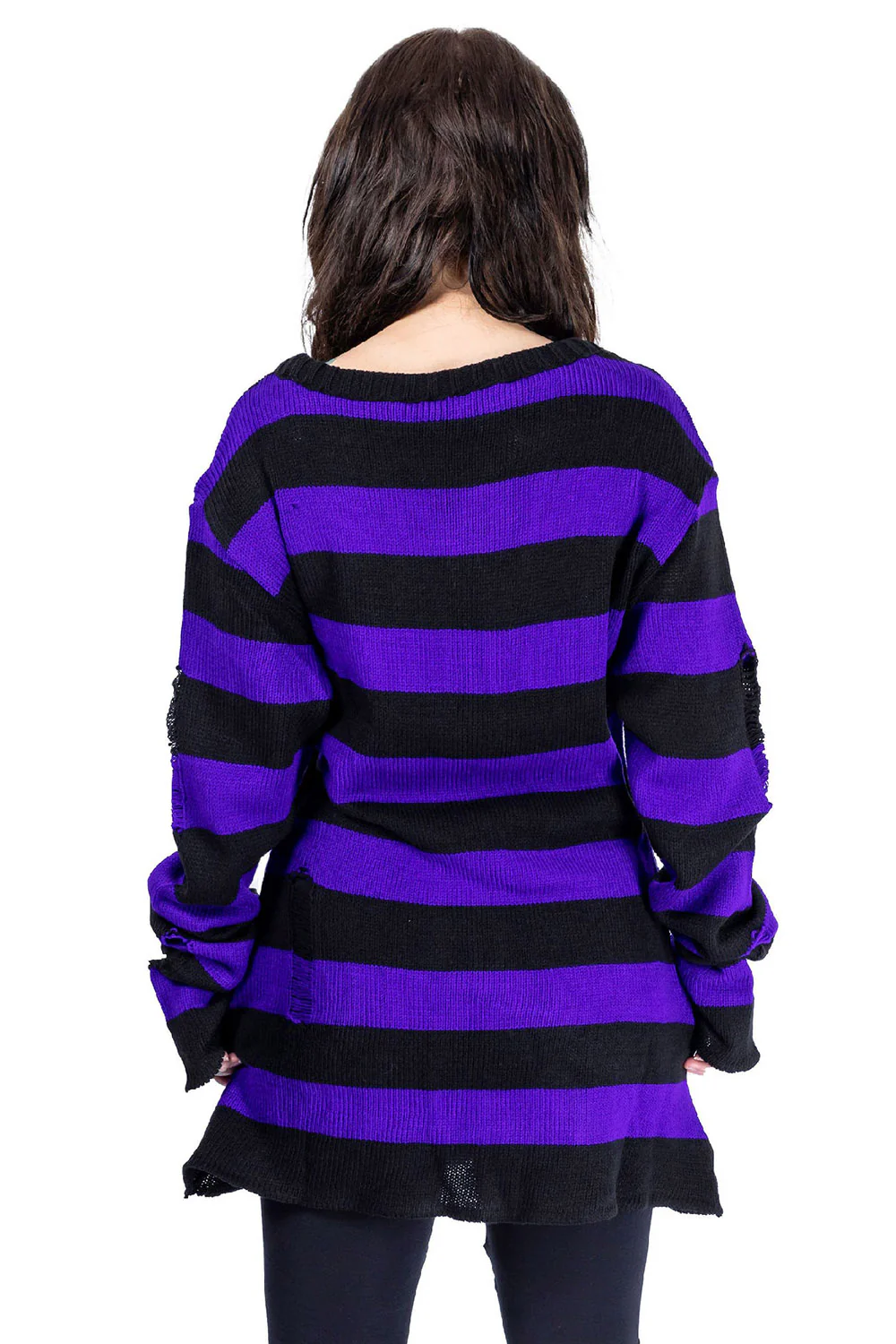 Oriana Jumper Sweater [Black/Purple] - Image 3