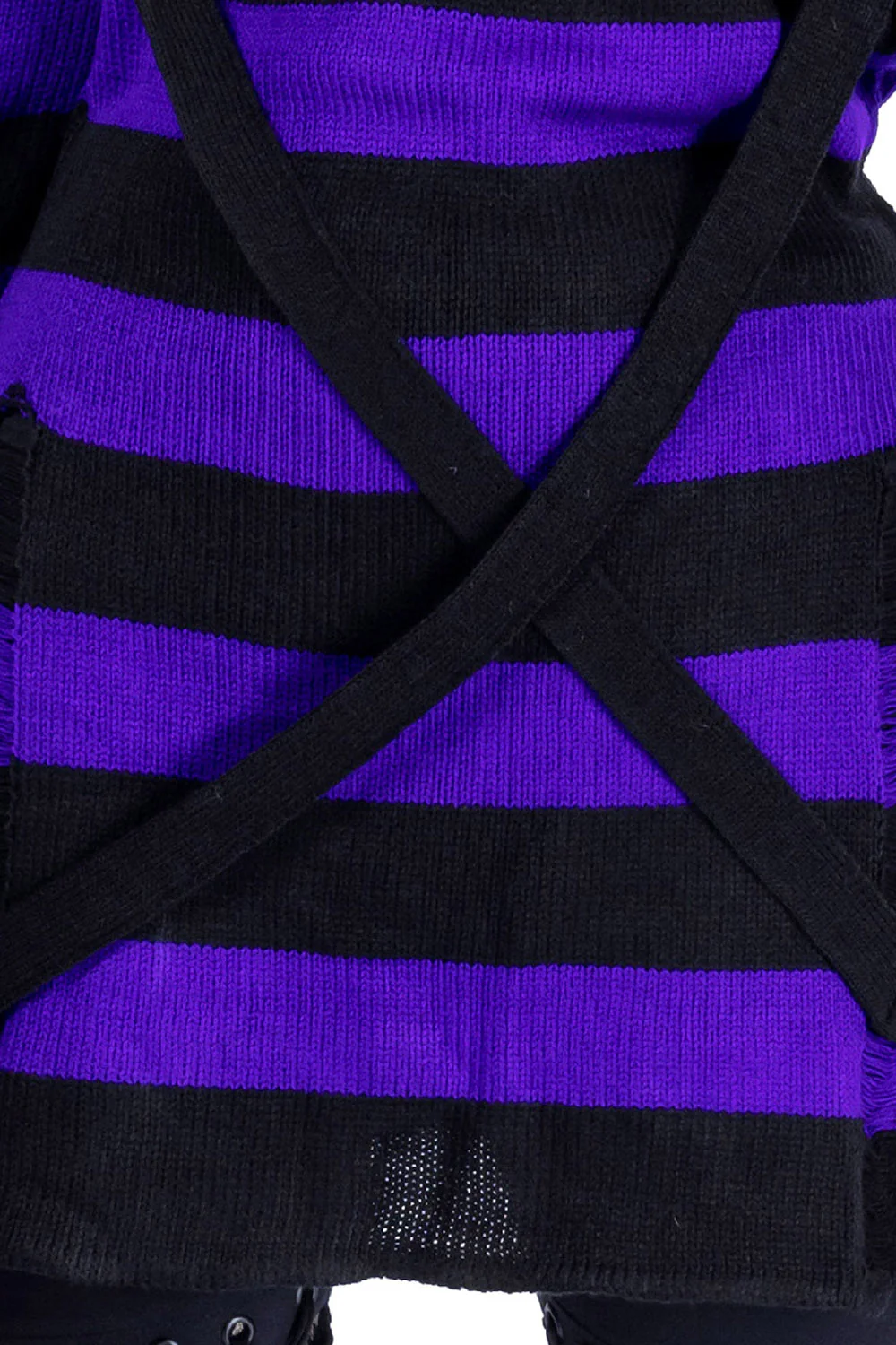 Oriana Jumper Sweater [Black/Purple] - Image 5