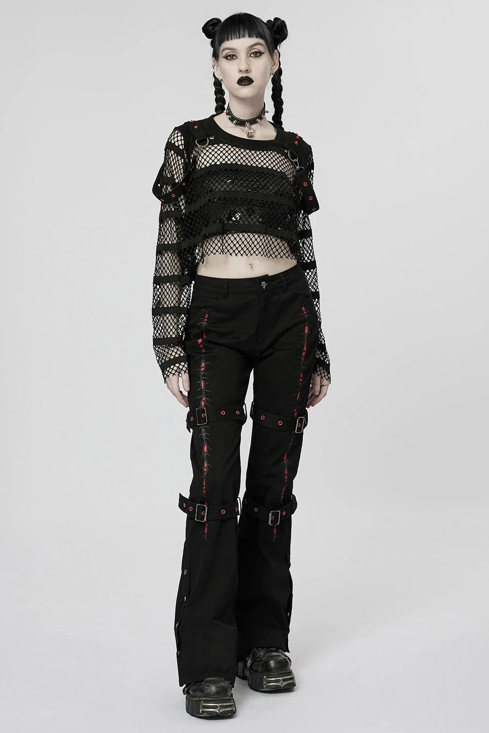Ghost Blood Oversized Fishnet Top - Image 5