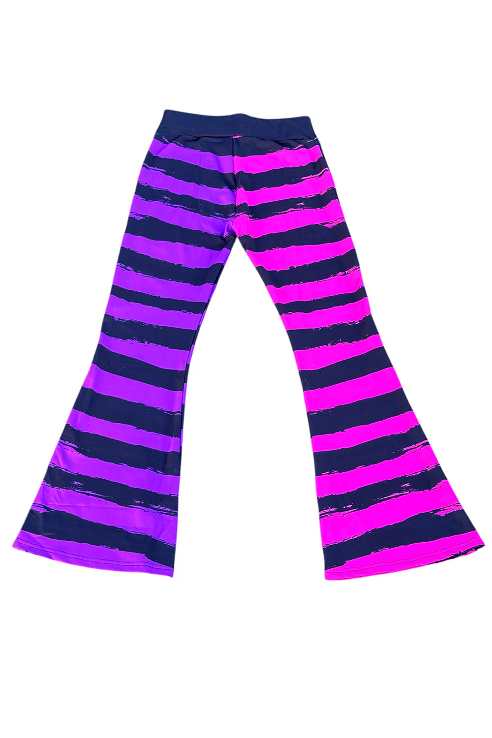Pastel Goth Striped Flares - Image 5