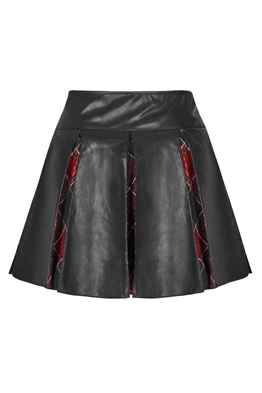 Peek-a-Boo Plaid Mini Skirt - Image 8