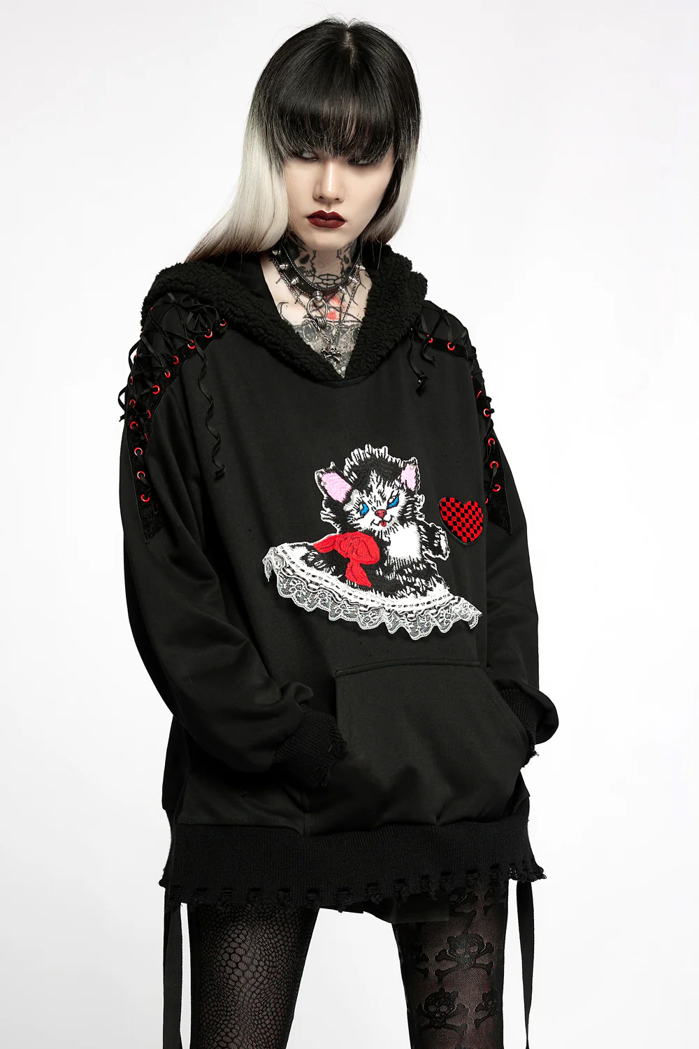 Pet Cemetery Bunny Ear Hoodie - Image 5