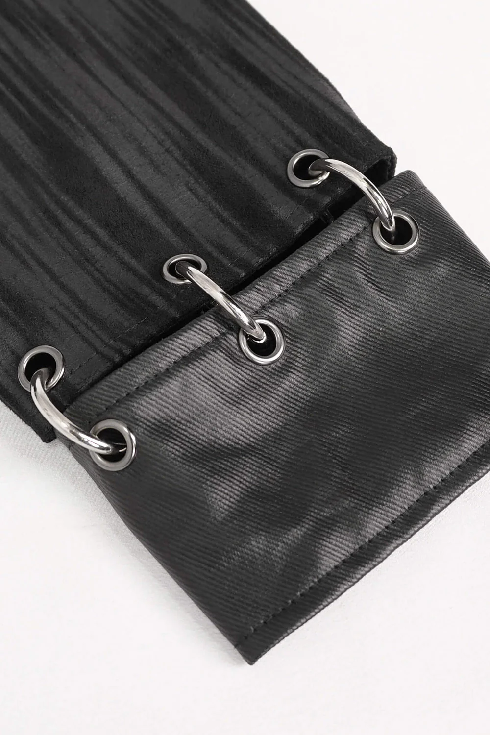 Pierced Leather Shacket - Image 8