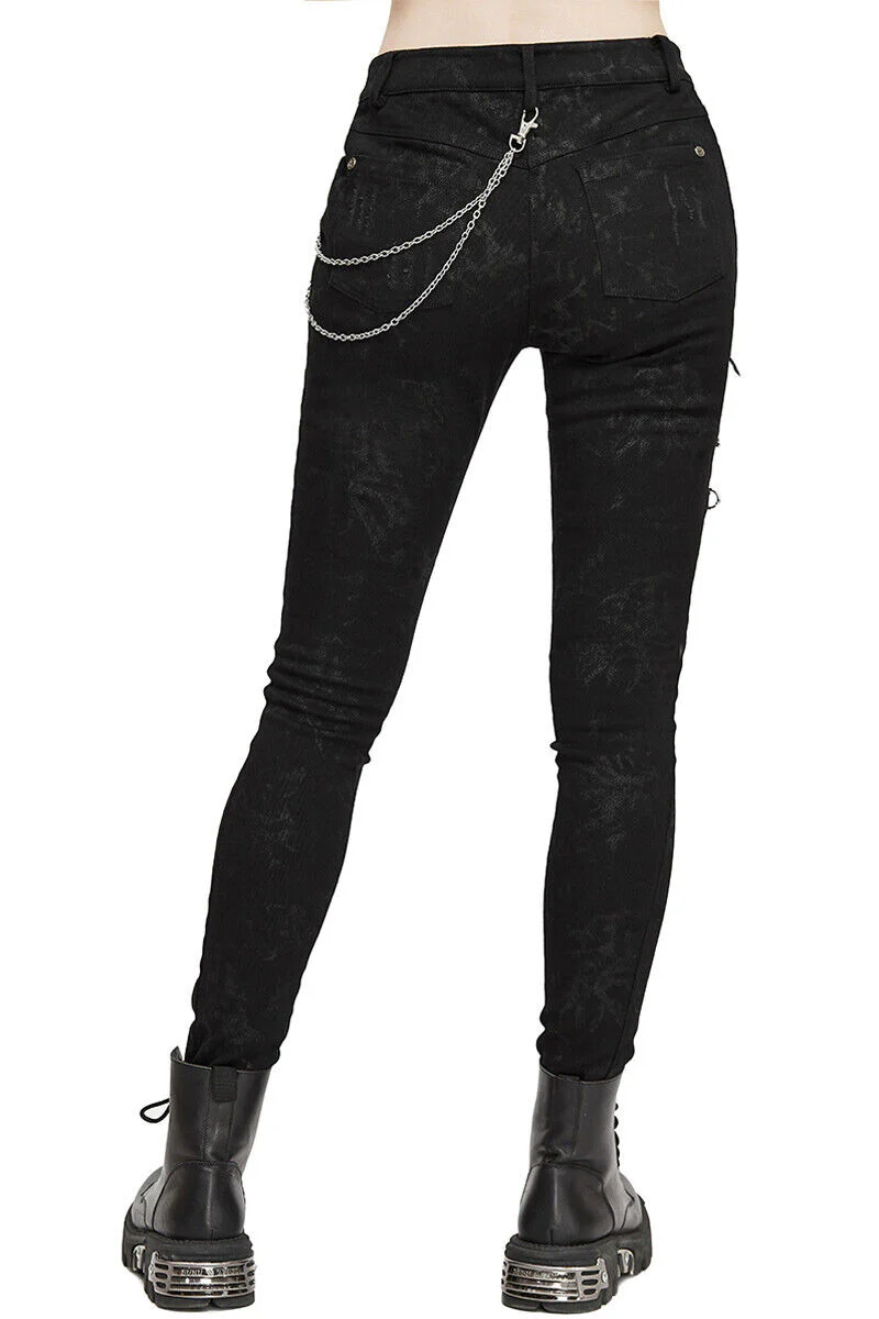 Pierced Punk Skinny Pants - Image 3