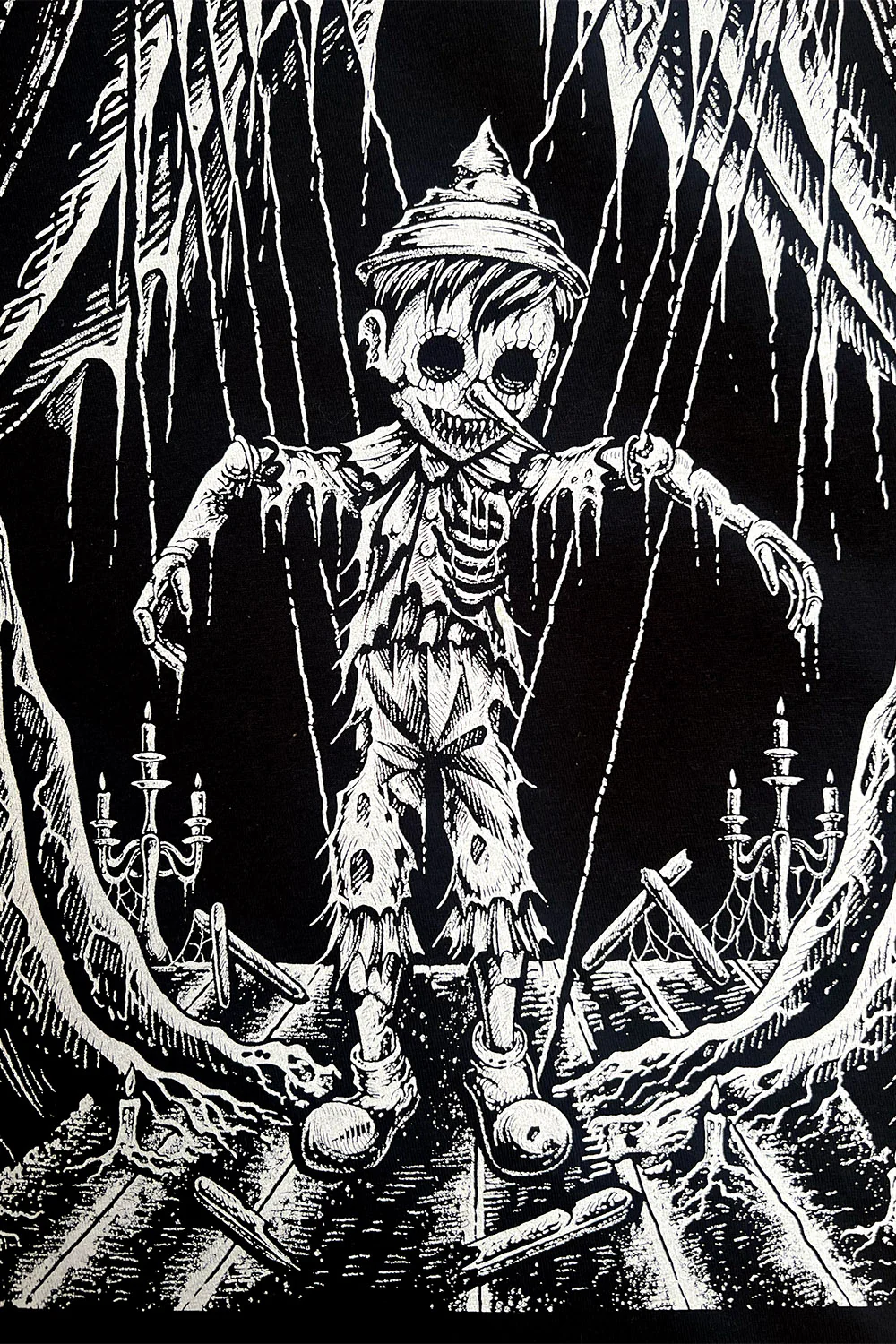 Pinocchio | Bound by Strings Hoodie - Image 2