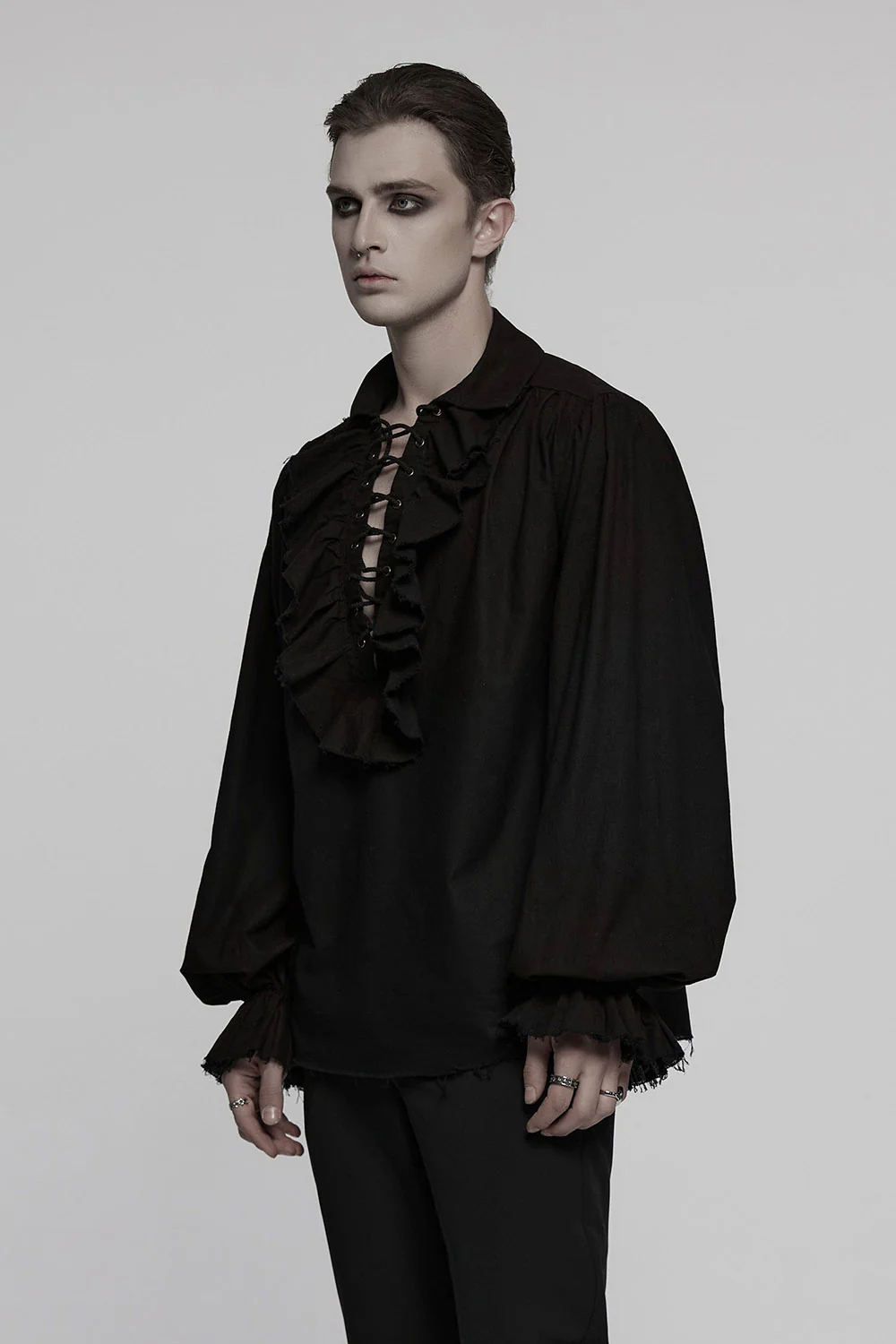 Pirate's Code Lace-Up Shirt - Image 3