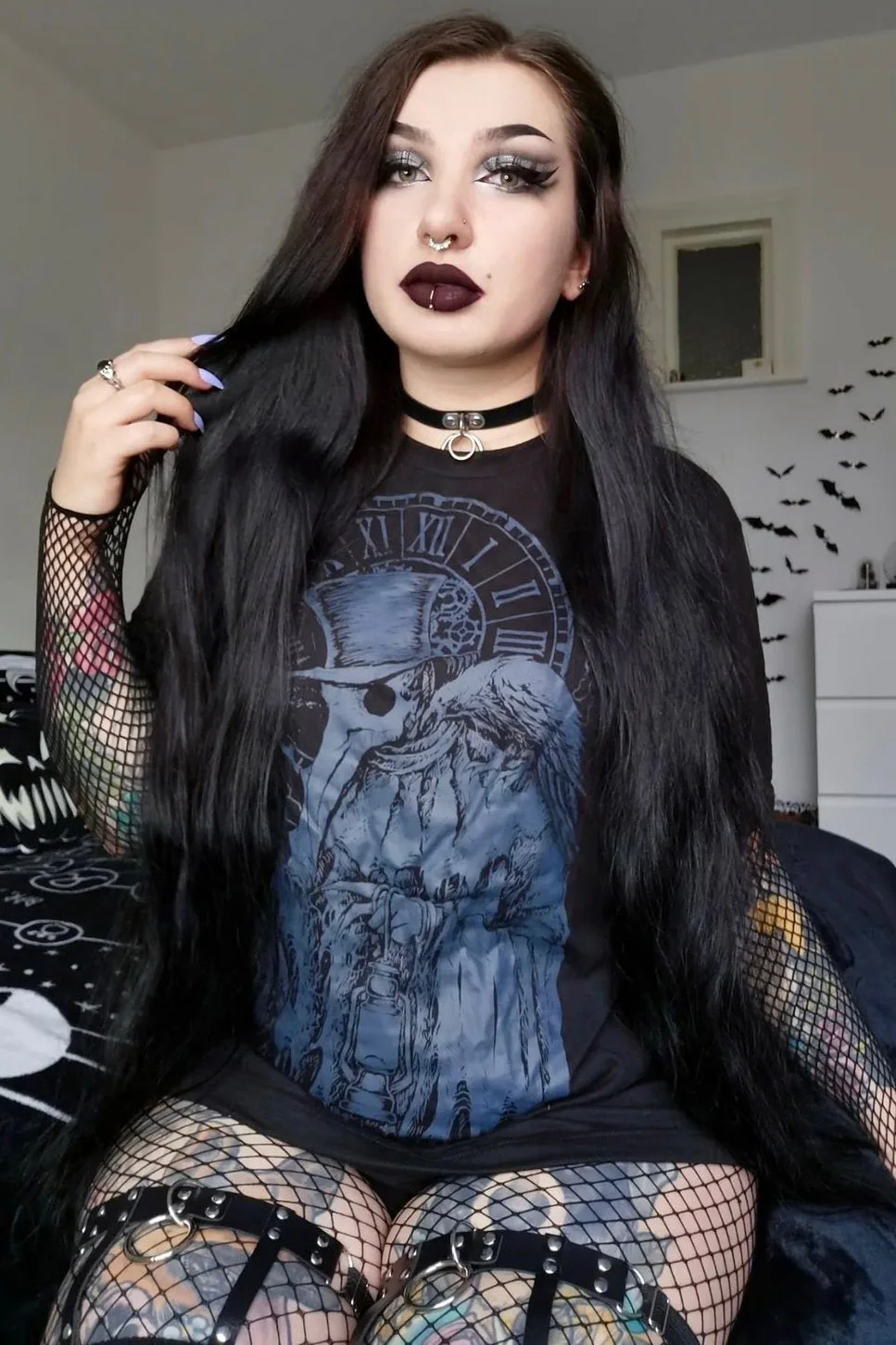 Plague Doctor T-shirt [GREY ASHES] - Image 6