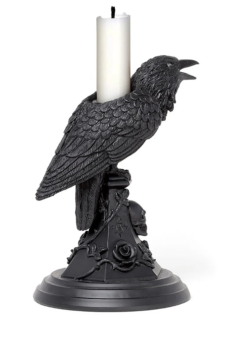 Poe's Raven Candle Stick Holder - Image 3