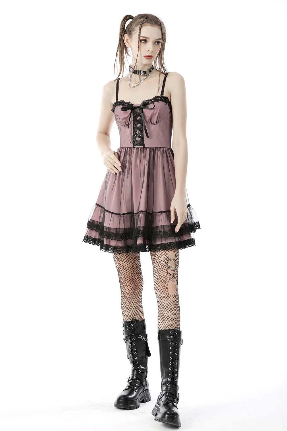 Porcelain Pink Doll Dress - Image 3