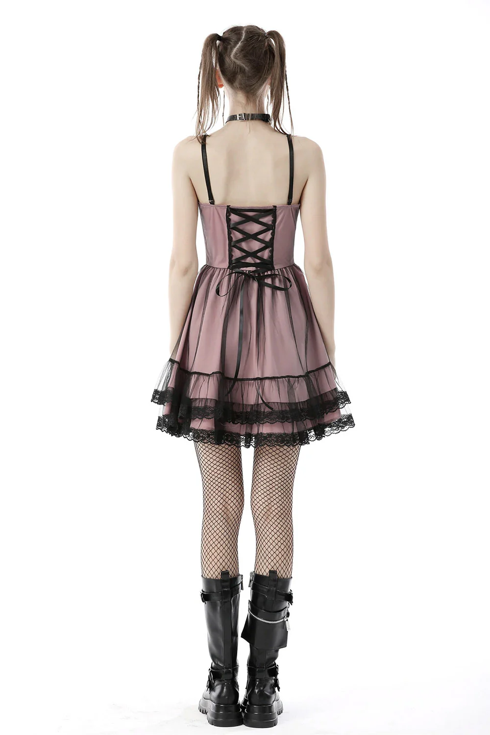 Porcelain Pink Doll Dress - Image 4