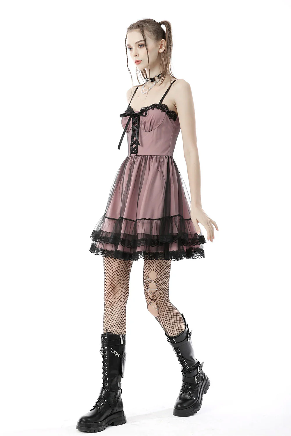 Porcelain Pink Doll Dress - Image 5
