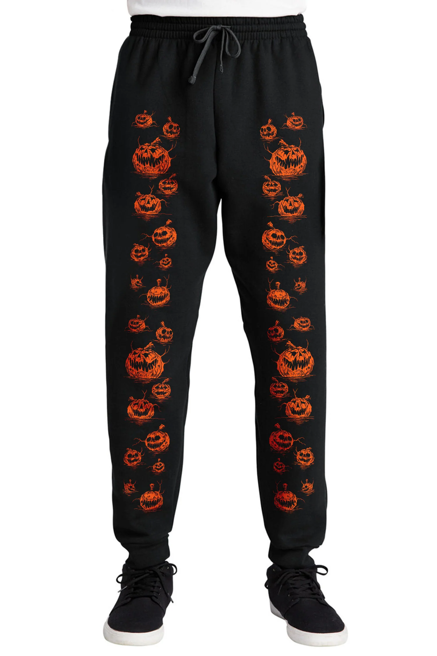 Possessed Pumpkin Patch Joggers [Unisex] - Image 4