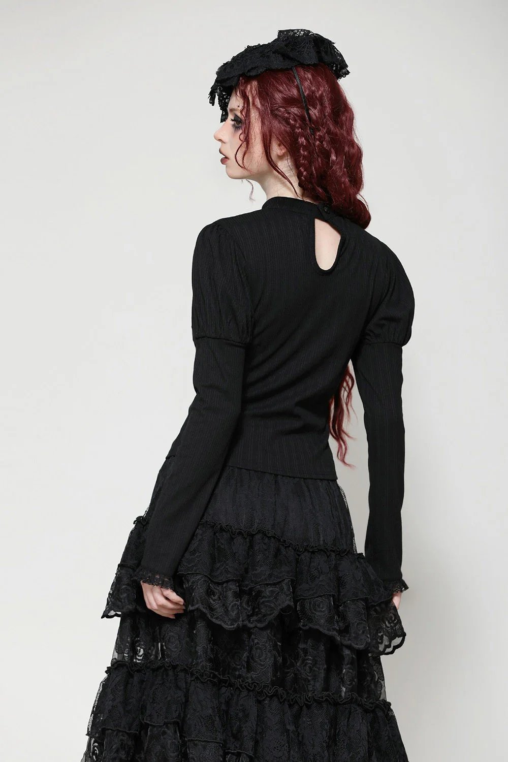 Prohibition Puffed Shoulder Blouse - Image 5