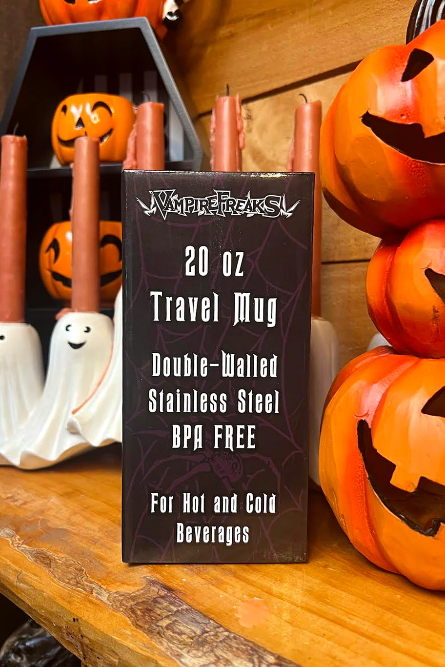 Pumpkin Spice Season 20 oz Travel Mug - Image 10