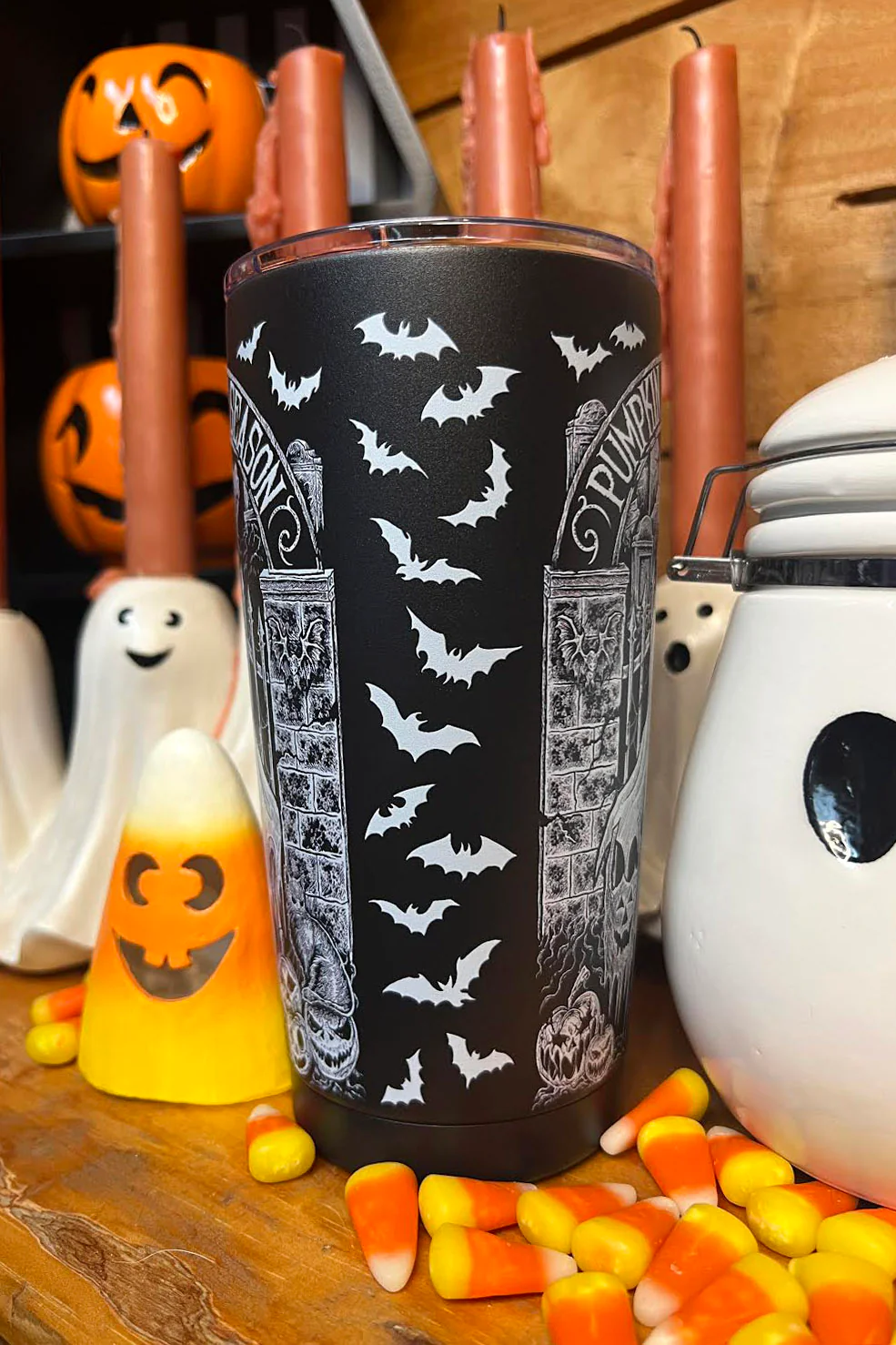 Pumpkin Spice Season 20 oz Travel Mug - Image 3