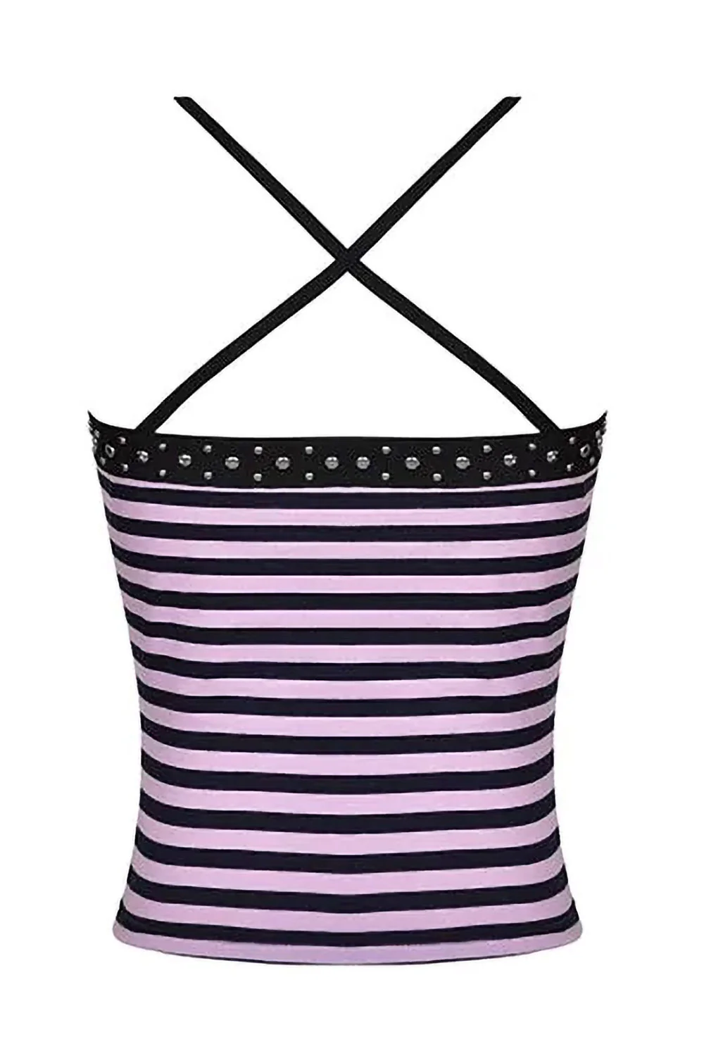 Punk Violets Striped Tank Top - Image 5